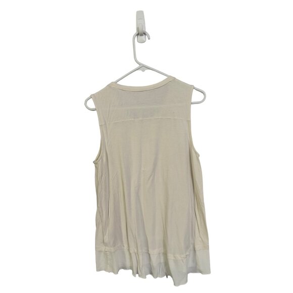 Soft surroundings eden tiered tunic top flowy sleeveless size L - Picture 2 of 4
